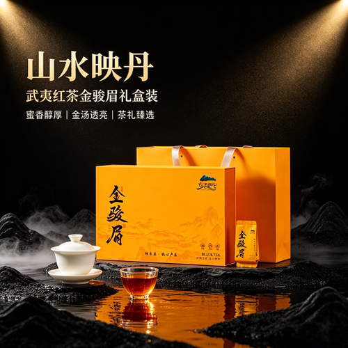 武夷山红茶金骏眉官方旗舰店正品