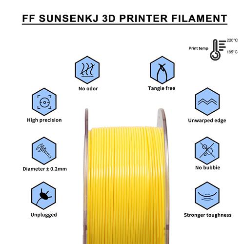 甄选新森 3D打印机农场耗材 美国进口PLA原料适用拓竹速打印 跨境