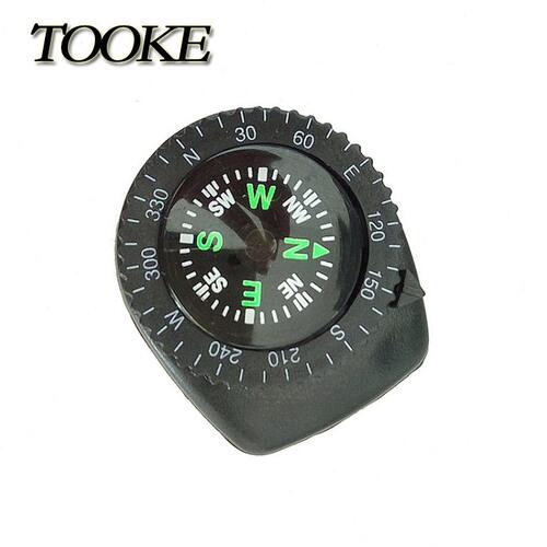 甄选TOOKE 潜水电脑表通用指北针戶外迷你指南针表扣
