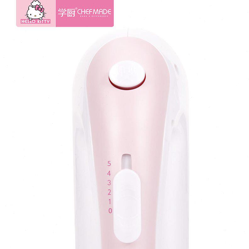 甄选学厨 KITTY猫 300W手持搅拌器奶油打发器电动打蛋器家用烘焙