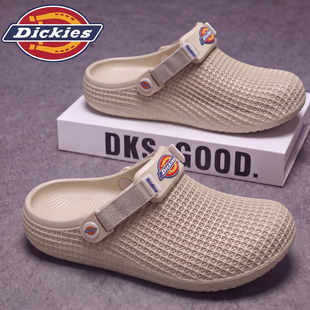Dickies包头拖鞋男款2026新款夏季外穿防滑耐磨两用运动沙滩凉鞋