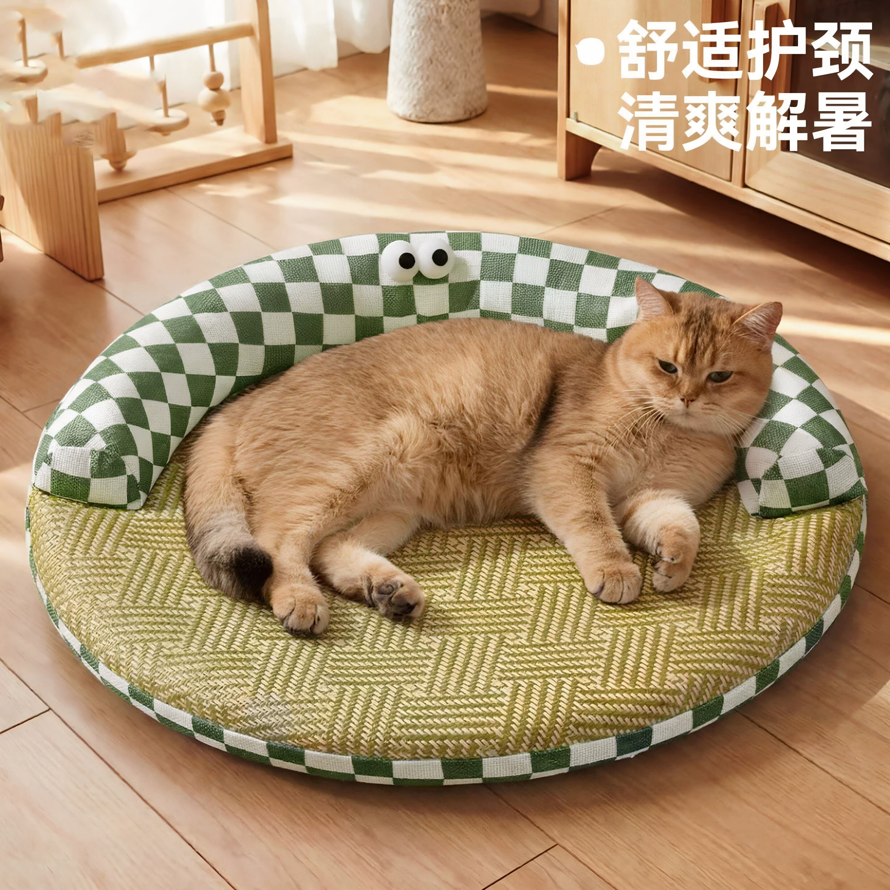 猫窝夏日宠物垫双层可拆洗透气图片