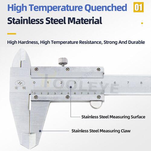 甄选Vernier Caliper Steel Gauge Metal Calipers Measuring