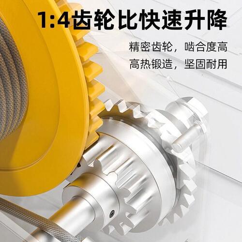 甄选自锁式手摇绞盘 1200磅1600磅2500磅20米钢丝绳手摇绞盘