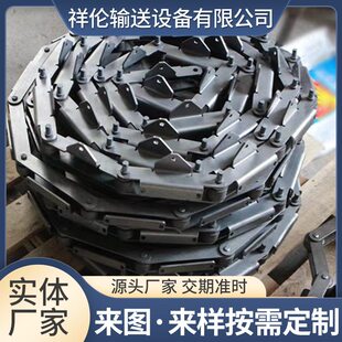 甄选不锈钢非标链条双节距大滚珠链条双侧导轨链条碳钢异形大节据