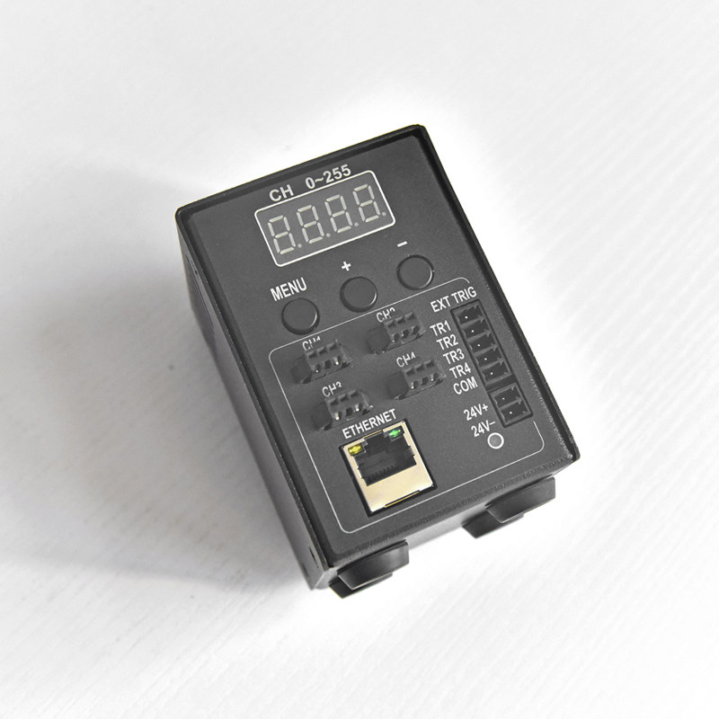 迷你网路接口型外置光源控制器机器视觉LED光源电源适配24V输出 4