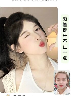 前额发际线贴真发补发片女隐形无痕自然八字万奶能胎毛刘海假发片