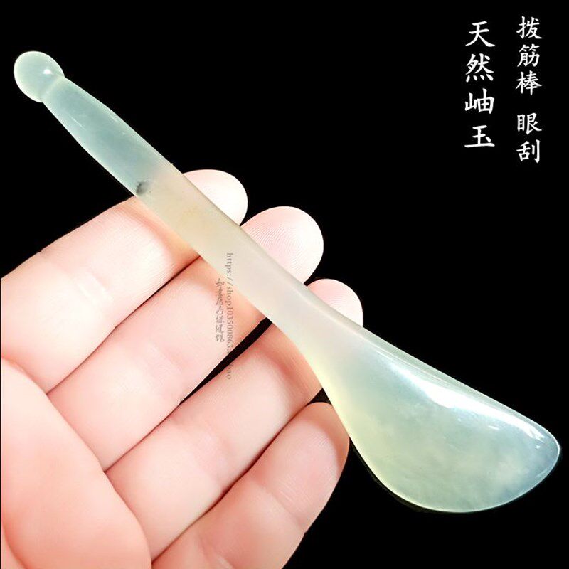 玉石拨筋棒美容棒眼部点穴眼霜导入拨经眼部通用拔经颈部瘦脸神器