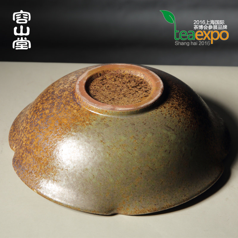 容山堂茶盘壶承干泡台粗陶套装紫砂手工壶托小型储水式茶具茶承