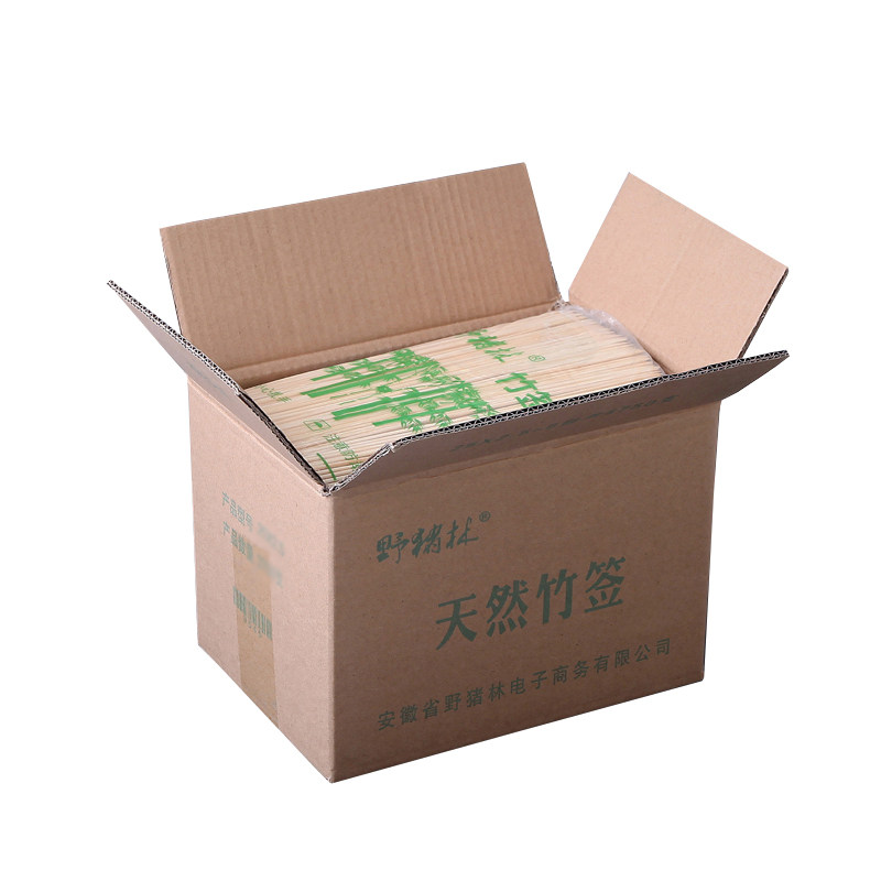 野猪林竹签25cm*3.0mm烧烤木签子一次性串串签子关东煮钵钵鸡足签