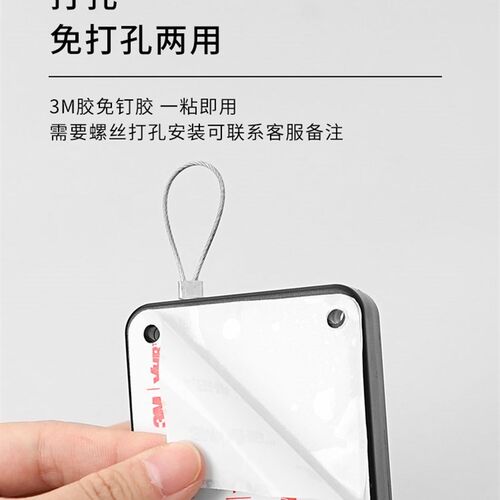 免打孔家用静音闭门器收缩缓冲铁拉绳闭合推拉室内门自动关门神器