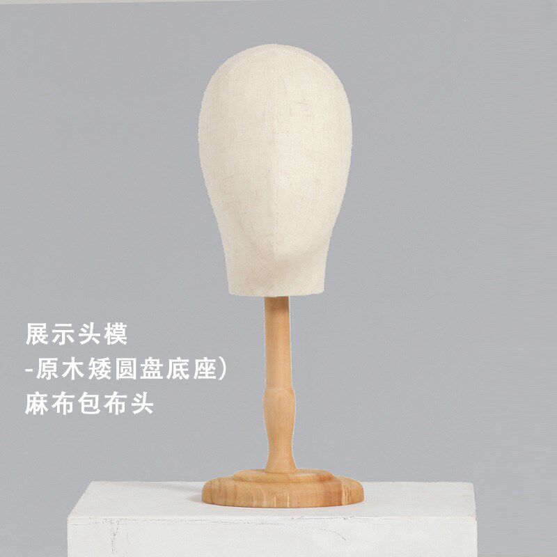 模特道具假人头帽子展示模特头支架头模秀禾头饰发冠可插针假头模