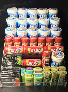 便利店超市前台收银台置物架收纳架放口香糖架子展示架零食架货架
