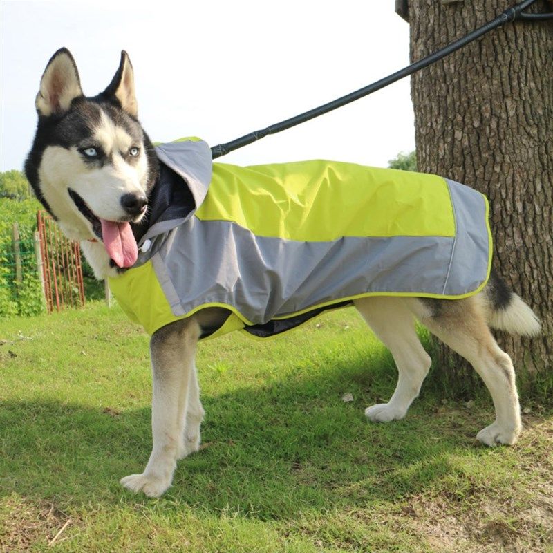 大型犬雨衣阿拉斯加金毛德牧防水透气双层宠物大狗雨衣防晒防风衣