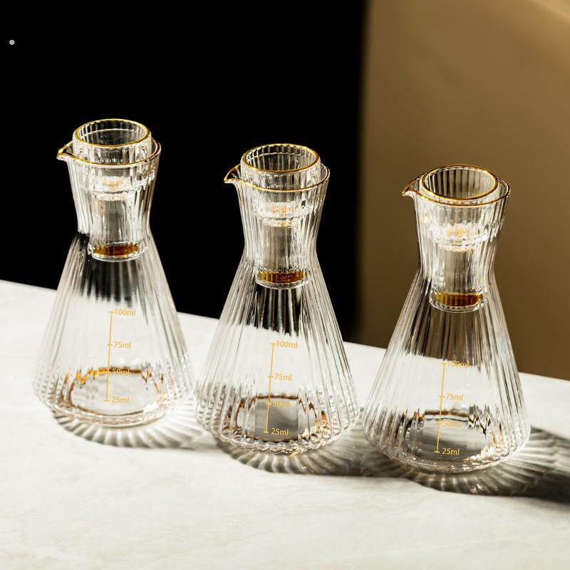 创意带刻度白酒分酒器白酒杯套装家用分酒壶温酒壶烫酒壶
