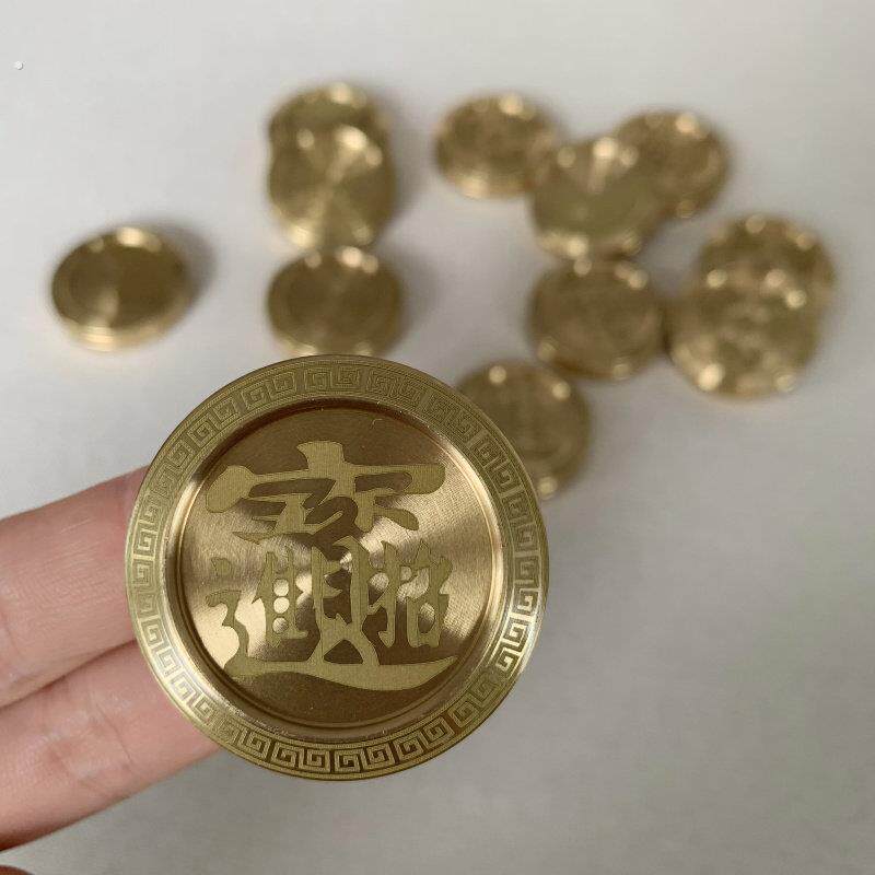 相当的解压！没事啪两下~黄铜打造！好的寓意！指尖创意礼物便携