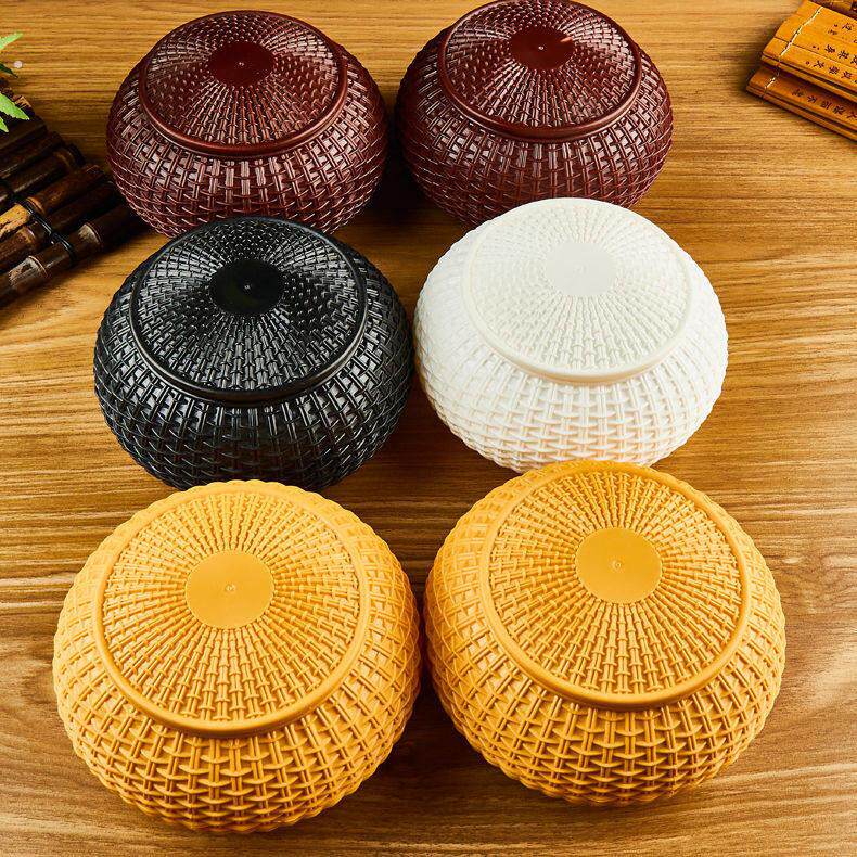 围棋罐树脂棋盒棋院用大棋子棋罐专用标准