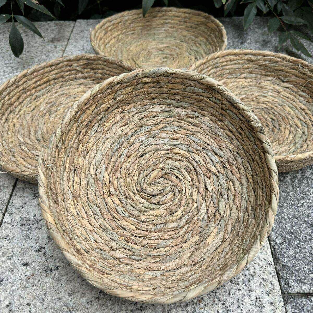 鸡下蛋专用窝母鸡下蛋鸡窝藤编鸡窝生蛋鸡窝平底稻草窝草编下蛋窝