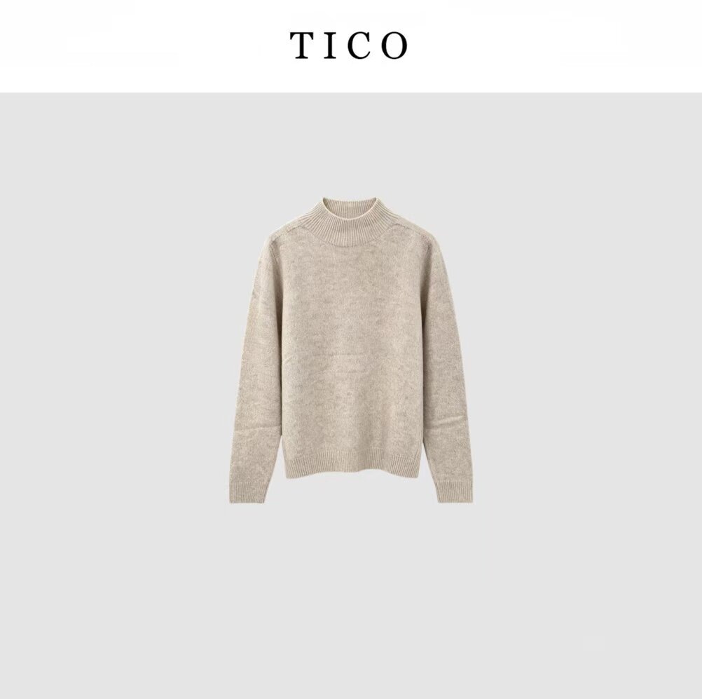 【小田专享】TICO汀可【天宇毛衣】时尚休闲百搭毛衣