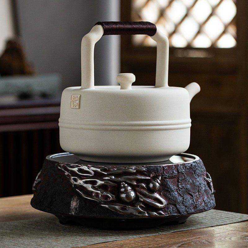 御汕堂煮茶电陶炉茶炉静音煮茶器铁壶烧水泡茶台式迷你家用陶电炉