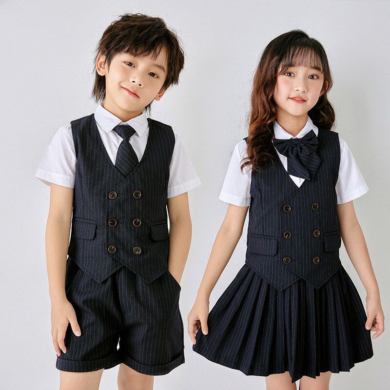 男童礼服六一夏季英伦幼儿园园服儿童毕业表演小学生大合唱演出服