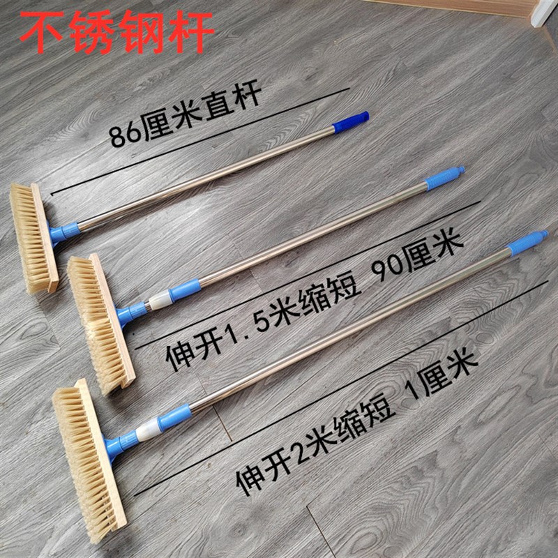 加长杆洗车刷软毛刷车刷子大客擦车拖把长毛货车清洁工具车用毛刷图片
