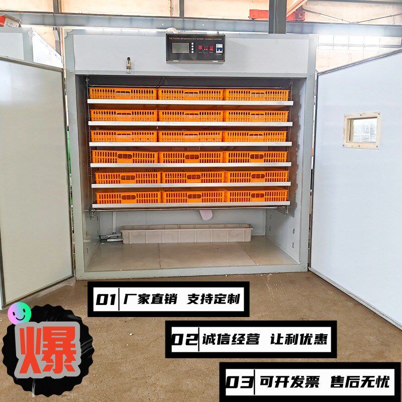 全自动孵化器 家用定制大小型孵蛋设备直销出雏一体孵化机孵蛋器