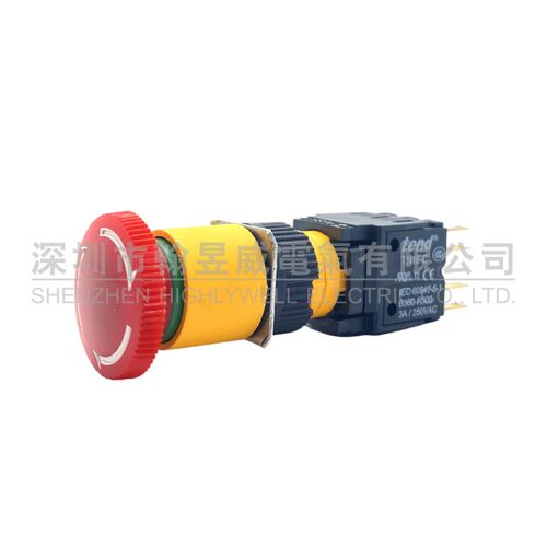 TN16-C天得TEND急停开关按钮TN16-BKR4R1现货全新BKR4R2 BKR4R3