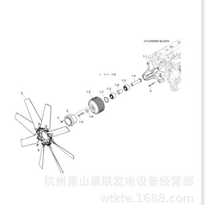 90CM1090六角法兰螺栓DP222CC斗山