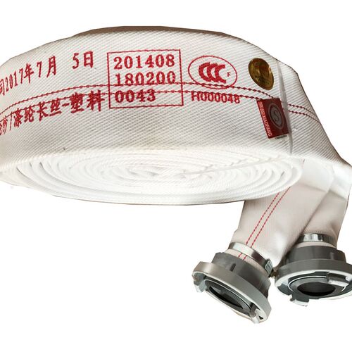 加厚耐磨pvc10型内衬消防水带65型2.5寸口径接扣20米水管10-65-20