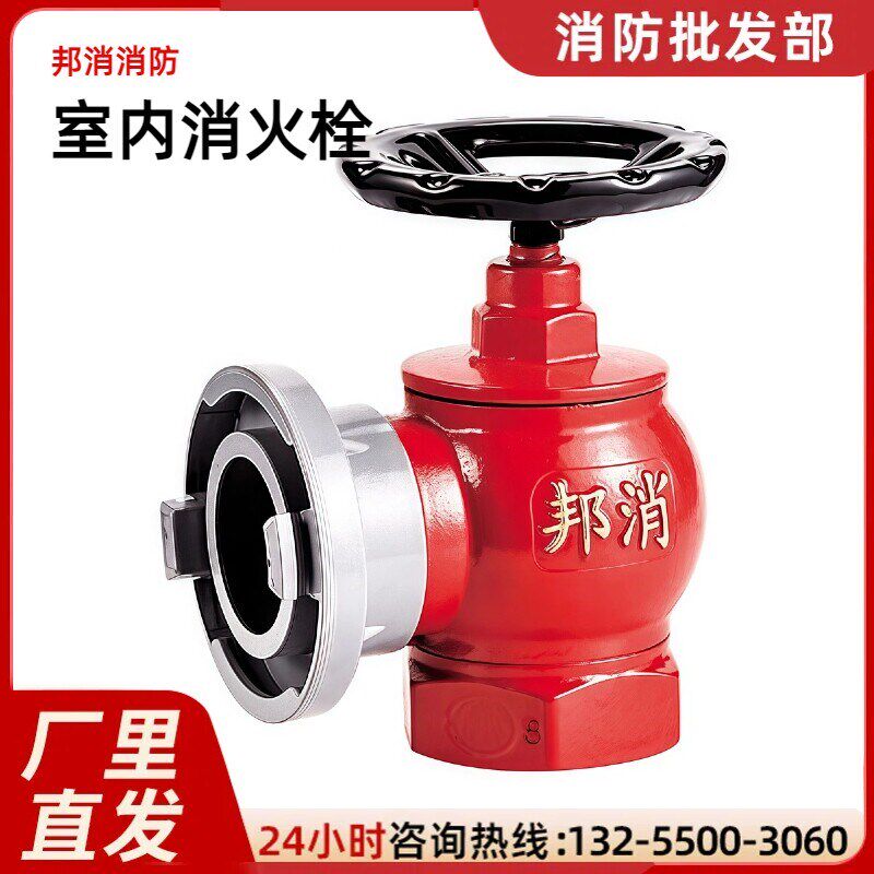 邦消消防室内消火栓头水带阀门SN65器材配件旋转减压稳压SNZW65-I