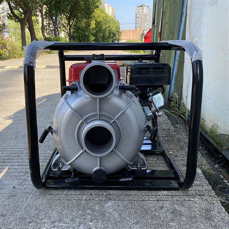 污水泵3寸大流量抽猪粪泵泥浆泵沼气红虫淤泥泵工业级汽油抽水机