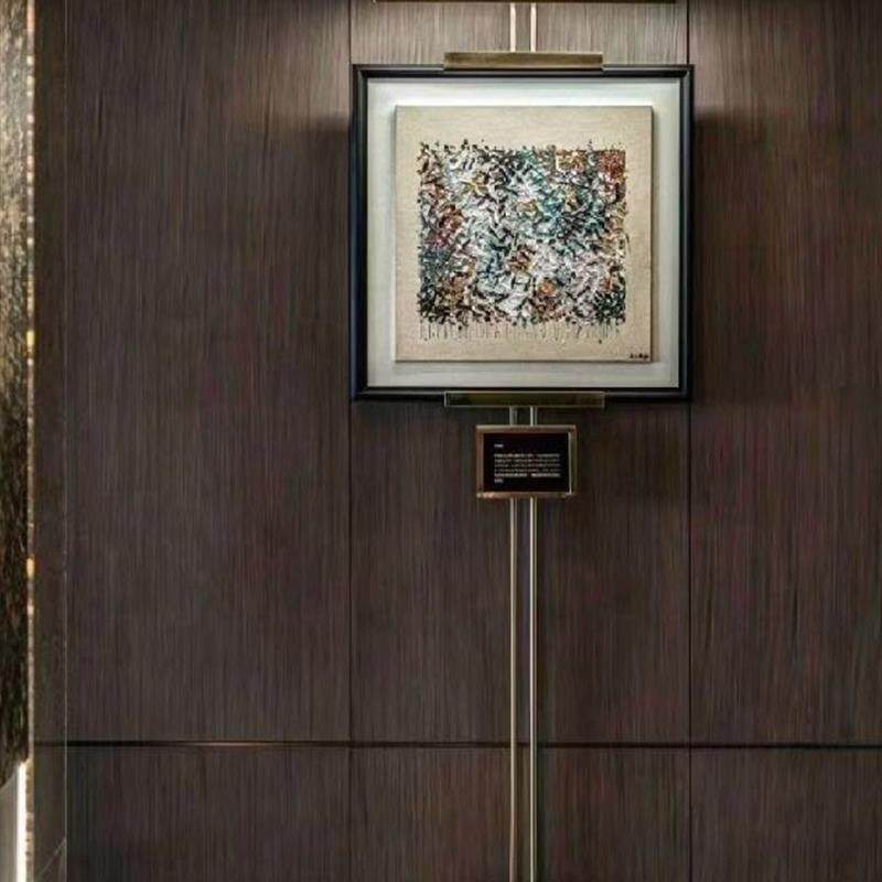 画允ART西餐厅酒吧咖啡厅装饰画抽象艺术挂画中古风复古餐厅壁画