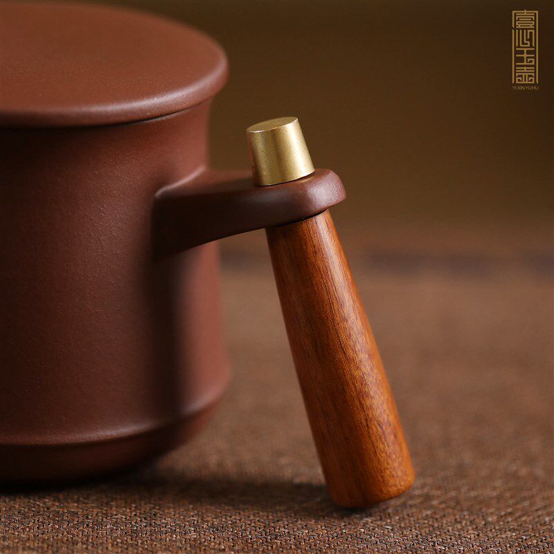 一心玉壶知遇紫砂茶杯节日年会退休恩师茶杯纯手工套装礼盒套装