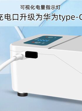 防水充电氧气泵户外钓鱼家里养金鱼缸增氧机静音交直流两用冲氧机