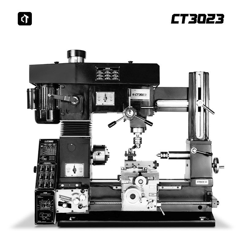 呲铁CT3023多功能机床汽车船用便捷工具机床车载维修车床钻床铣床