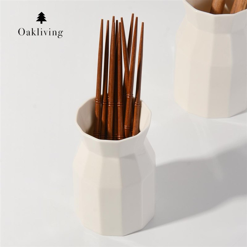 oakliving陶瓷餐具笼家用厨房收纳盒碗筷笼子沥水架筷子筒置物架