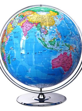大型50cm万向大码大号地球仪定制42/80/1米新版高清印刷展厅学校