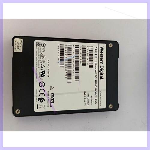 西数SN640 7.68TB企业级SSD NVME U.2接