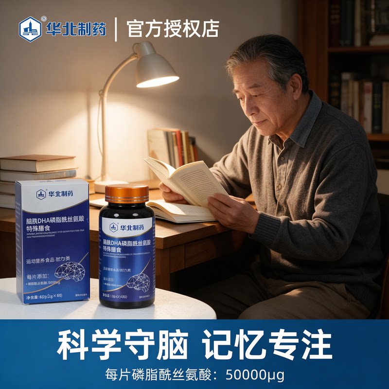 【华北制药】脑肽DHA磷脂酰丝氨酸