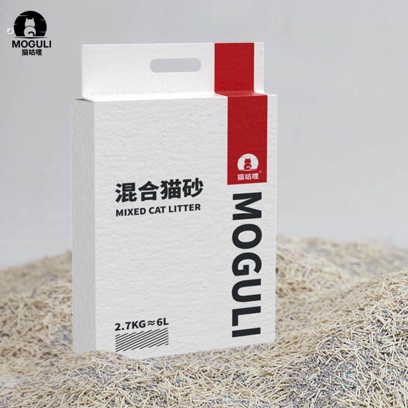猫砂混合型 天然膨润土豆腐砂易结团吸附除臭无尘可冲马桶
