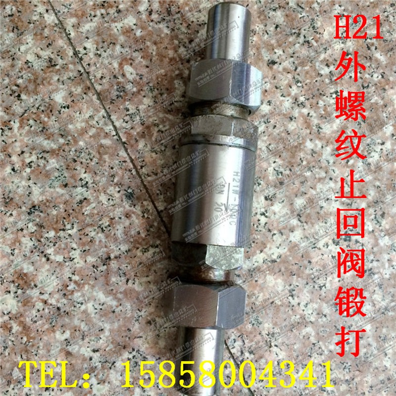 H21W/H-320C/P/100P-DN15/DN20外螺纹焊接高压锻造逆止阀止回阀
