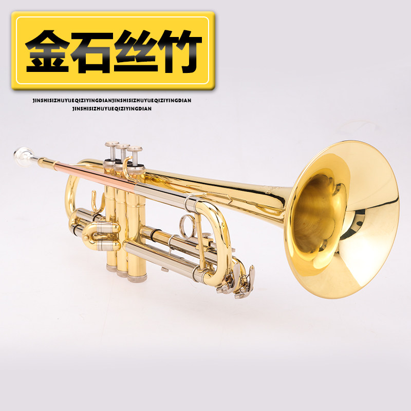 梵巢乐队演奏初学儿童成人中音小号镀镍材质乐器FTR-700三色降B调