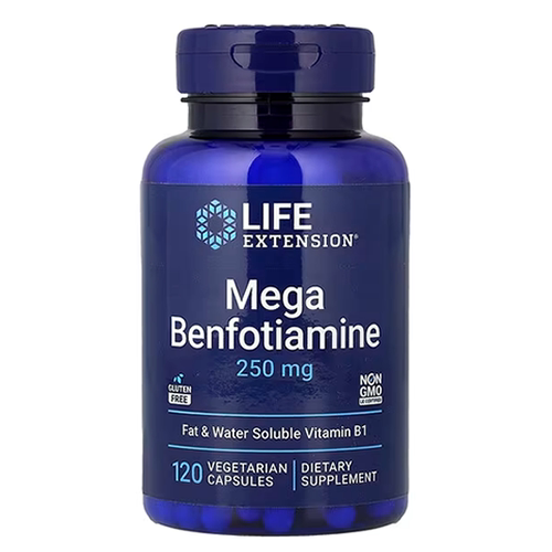 250毫克苯磷硫胺血糖神经 B1 Mega Benfotiamine  Life Extension
