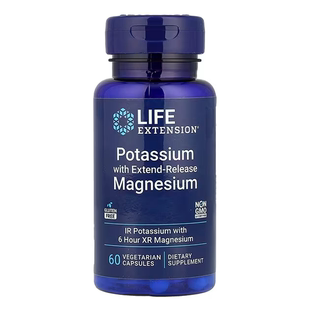 缓释镁钾片Potassium Life Extension Magnesium镁补剂营养补充剂