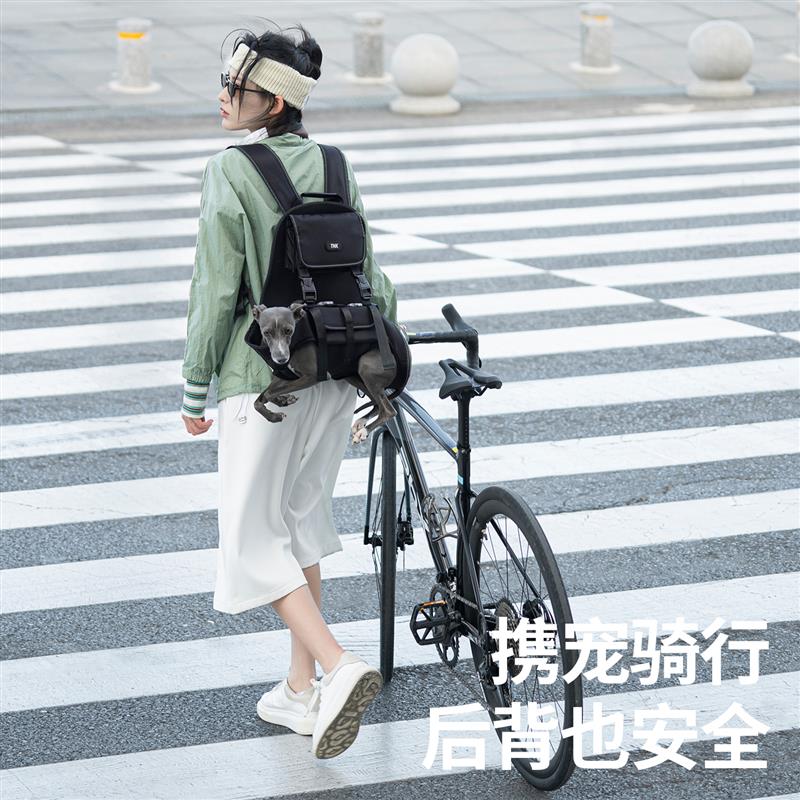 DONO宠物背带揹包 轻便携带 背挎牵提四合一 猫狗通用