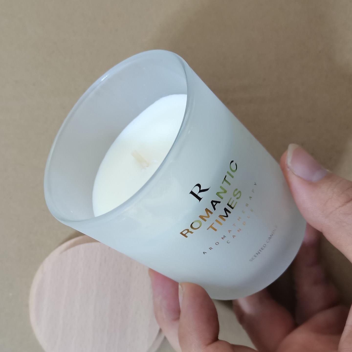 精油香薰蜡烛蜡香味玻璃杯腊烛礼物伴手香氛蜡烛香氛蜡烛氛围感