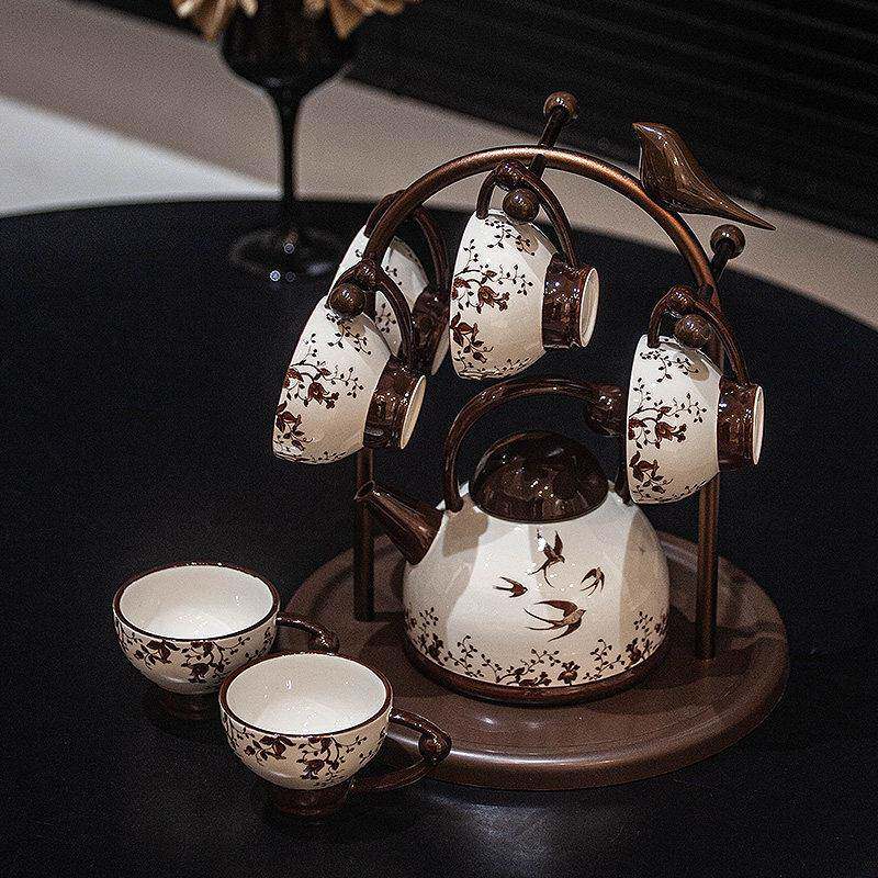 慧谷湖 u型杯架咖啡杯收纳层架马克杯子水杯杯碟置物架挂架茶杯悬