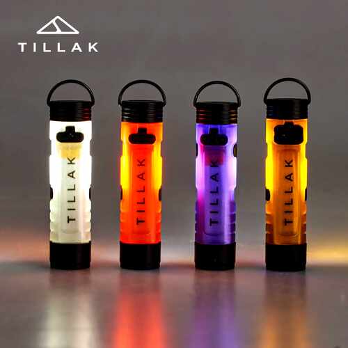 Tillak迷你口袋帽夹灯 户外露营氛围led长续航救灾应急手电灯照明