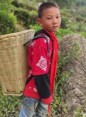 背罗收纳篮筐背篼背筐夹背传统农用大人小孩幼儿老式背篓家用农村